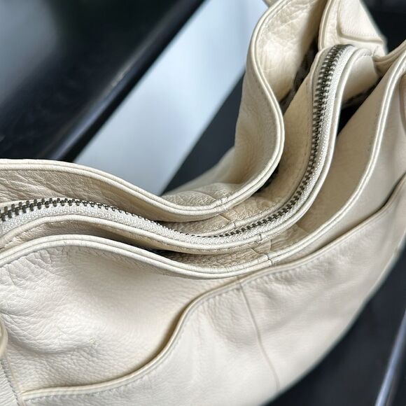 New Perlina, genuine, leather, oversized, shoulder, handbag purse soft luxurious - Picture 11 of 15